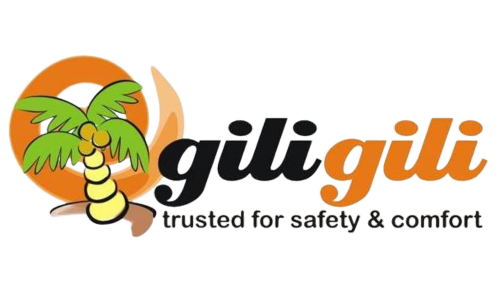 Gili Gili Fast Boat logo representing fast boat services at Gili Air Port.